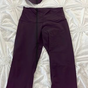 Lululemon black leggings in size 10